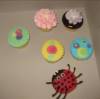 Assorted party cupcakes