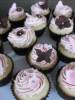 Pink & Brown Communion Cupcakes